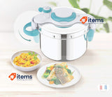 Seb ClipsoMinut easy+ 7.5 L+ Stainless Steel Pressure Cooker Book 100 Recipes