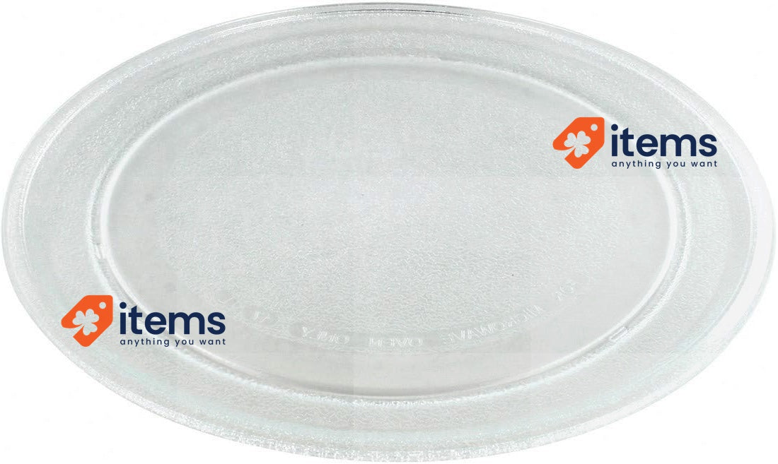 Paxanpax Glass Turner for Microwave with Plat Profile (245 mm) PSA002, Clear