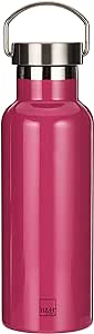 H&H 749896 Thermal Bottle Stainless Steel 18/10, Fuchsia, Lt 0,50, Steel