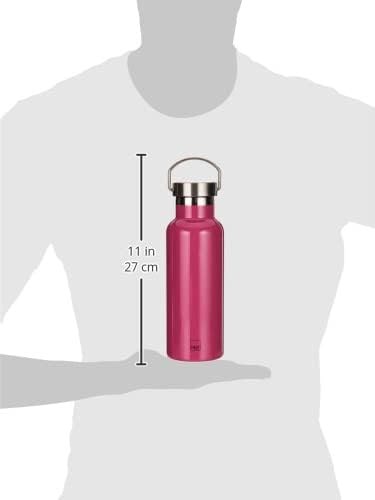 H&H 749896 Thermal Bottle Stainless Steel 18/10, Fuchsia, Lt 0,50, Steel