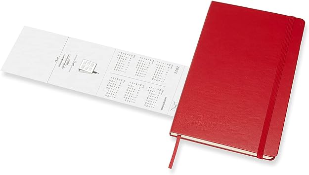 Moleskine - 18-Month Weekly Planner/Diary Colour Scarlet Red, 208 Pages