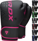 RDX Boxing Gloves Men Women Pro Training Sparring Boxing Gloves Black