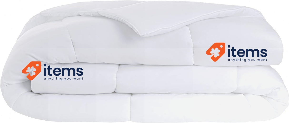 Todocama Quilt 180x220cm White 120 - 180 Anti Dust Mite Fibre G/M 105/120 Cm Bed