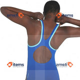 Speedo Boom Logo SPL Muscleback Blue Flame/Light Adriatic, Size UK 16/38, DE 42