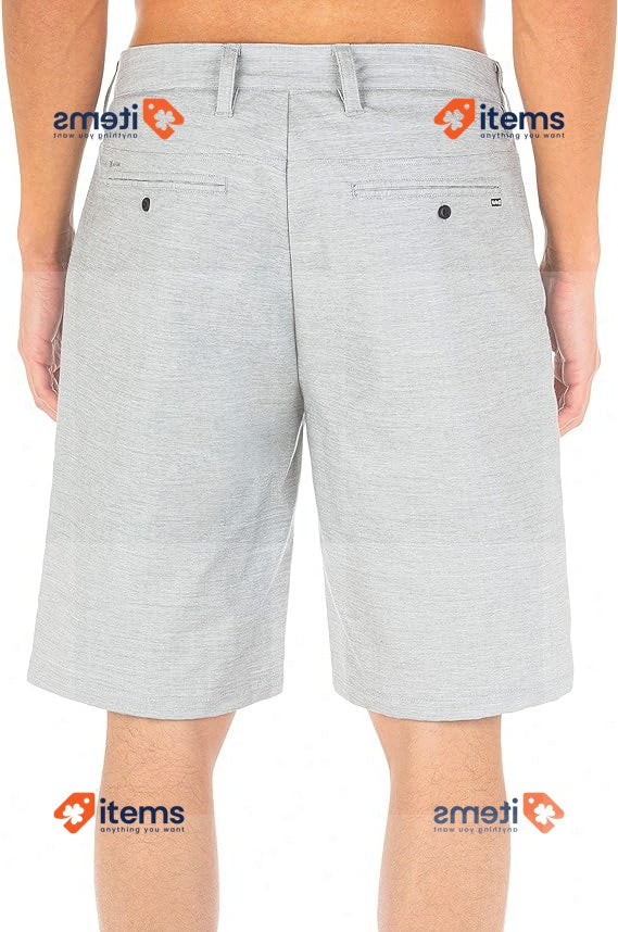 Hurley Men's H2o-dri Breathe 21" Walkshort Bermuda Shorts, Wolf Grey, 31