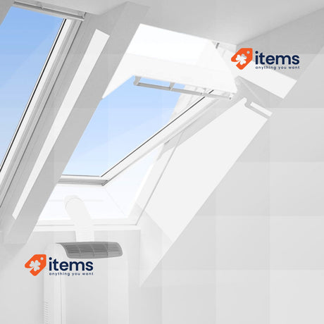 HOOMEE Central Pivot Window Insulation Kit for Air Conditioners 2x270cm Center