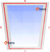 HOOMEE Central Pivot Window Insulation Kit for Air Conditioners 2x270cm Center