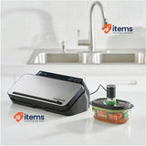 FoodSaver Preserve & Marinate Vacuum Containers | 700 ml, 1.2 L & 1.8 L Black