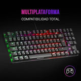 Mars Gaming MKREVOPROWRES Black Mechanical RGB Gaming Keyboard