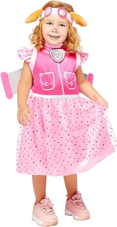 amscan CAT01 – Skye Deluxe Child's Costume Size 3-4 Years