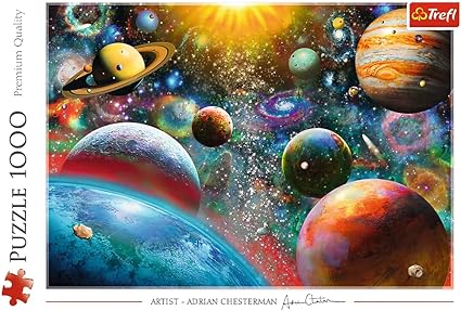 Trefl Universe 1000 Piece Jigsaw Puzzle Red 27"x19" Print, DIY Puzzle