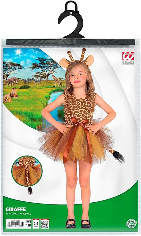 GIRAFFE Tutu Dress, headpiece