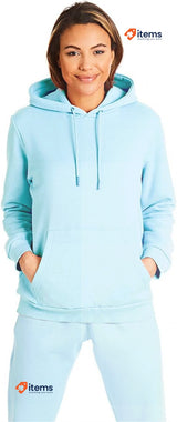 Light & Shade Women's Pullover Hoodie Hooded Sweat Top Aqua Marine, S