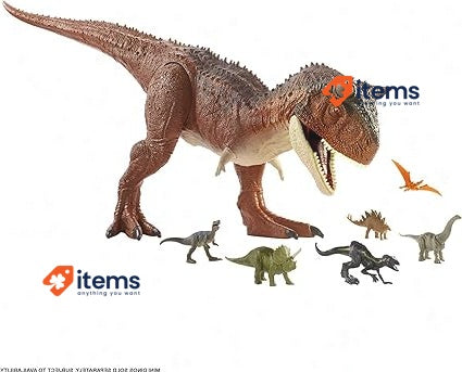 Mattel Jurassic World Colossal Carnotauru Dinosaur Action Figure Camp Cretaceou