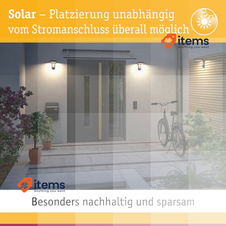 Paulmann Ronas 94334 Solar LED Luminaire IP44 Grey Wall Incl Watt Dark 1 x 5