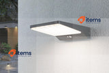 Paulmann Ronas 94334 Solar LED Luminaire IP44 Grey Wall Incl Watt Dark 1 x 5