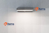 Paulmann Ronas 94334 Solar LED Luminaire IP44 Grey Wall Incl Watt Dark 1 x 5