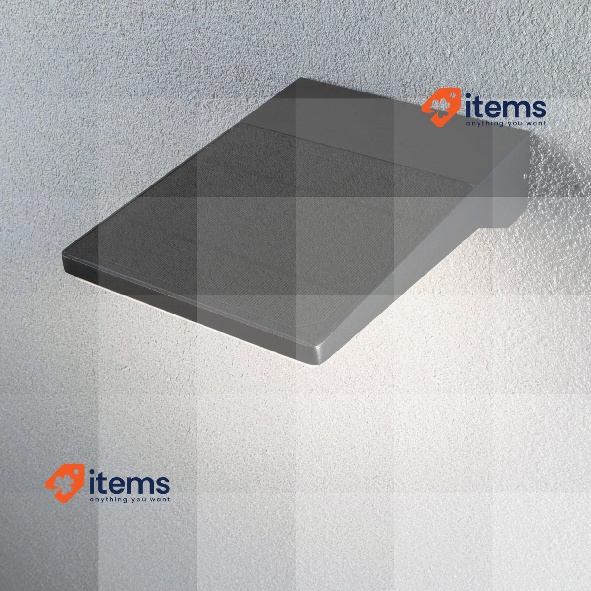 Paulmann Ronas 94334 Solar LED Luminaire IP44 Grey Wall Incl Watt Dark 1 x 5