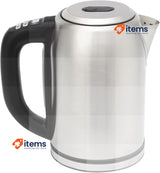Amazon Basics Stainless Steel Kettle with Digital Display 1.7 L Silver
