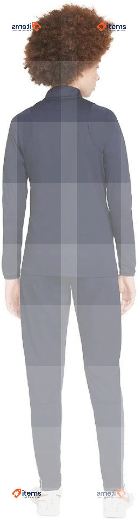 NIKE DRI-FIT Academy Long Sleeve Tops, Women s, Azul, XL Nike Women's Blue Sport