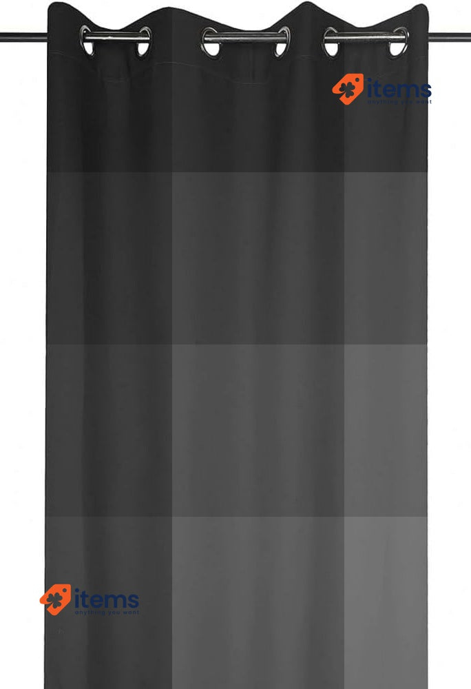 Stof Curtain - Nelson Model Black 135x180 cm 100% Polyester