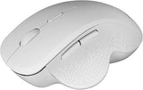 Mars Gaming MMWERGOW Wireless Ergonomic Mouse for PS4/PS5/XBOX/PC/Mac - White