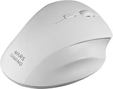 Mars Gaming MMWERGOW Wireless Ergonomic Mouse for PS4/PS5/XBOX/PC/Mac - White