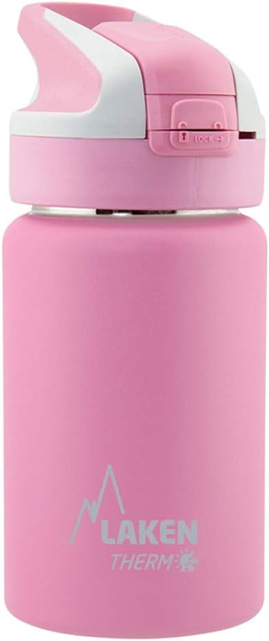 Laken Summit Insulated Kids Water Bottle with Sport Stainless Steel 12oz, Pink