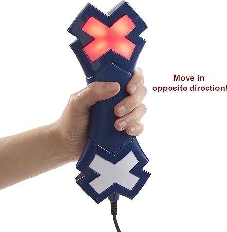 CROSSED SIGNALS Electronic Game With Pair Of Talking Light Wands, Play Solo