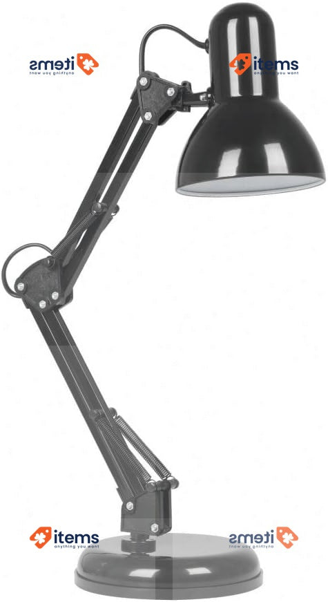 Eglo Colinezza Flexible Desk Lamp, Industrial Design Adjustable Light, Black