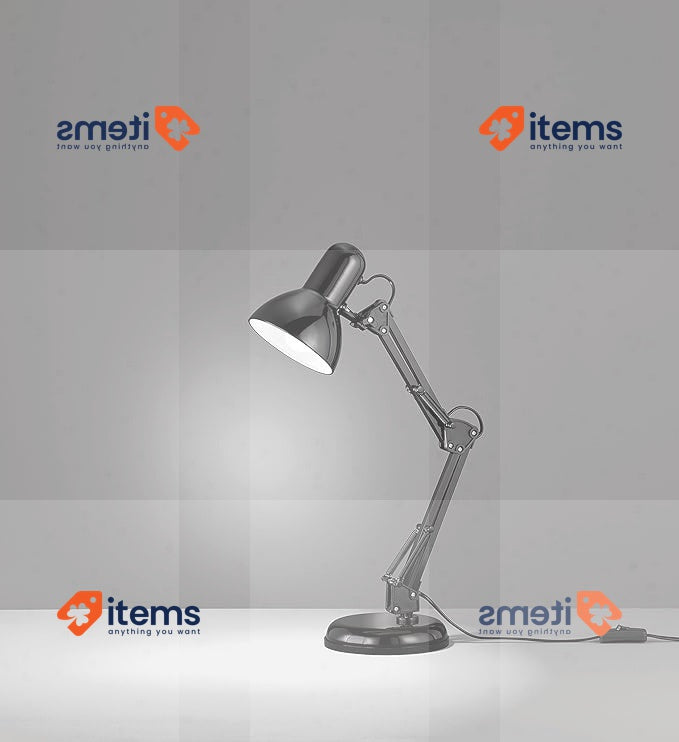 Eglo Colinezza Flexible Desk Lamp, Industrial Design Adjustable Light, Black