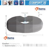 SUMEX Round Pillow With Memory Foam, Ideal For Hemorrhoids, Pregnancy, Coccyx
