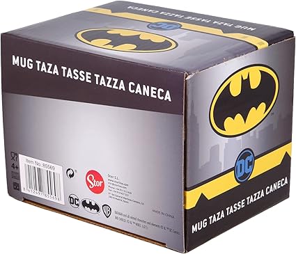 Stor Breakfast Ceramic Mug 400 ML Batman Symbol in Gift Box