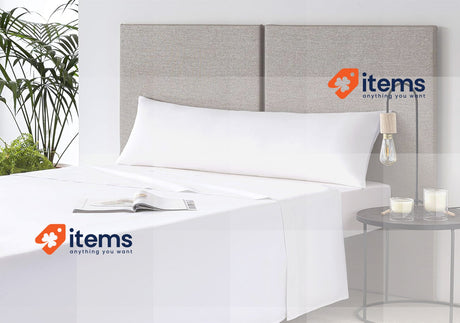 Todocama Fiber Pillow with Anti-mite and Antibacterial Treatment 75 cm White