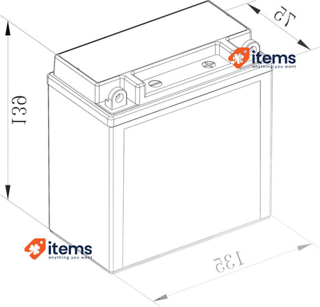 Bosch FA103 - AGM Motorcycle Battery - 12V 100A 9Ah - Suitable for Motorcycles