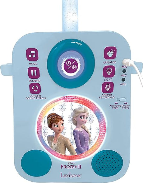 Lexibook Disney Frozen Elsa Musical Lighting Speaker  MP3 plug, blue/purple