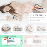 MAGIC SELECT Memory Foam Pillow for Legs and Knees Sciatica and Joint Pain