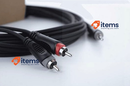 Cordial Elements EY 3 WCC Y Adapter Male Jack To 2 RCA Audio Cables EY3WCC ECL