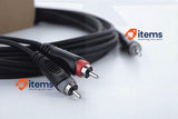 Cordial Elements EY 3 WCC Y Adapter Male Jack To 2 RCA Audio Cables EY3WCC ECL