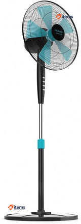 Cecotec Fan Energyslinece 510, Adjustable Height, 3 Speeds, 40W, Black