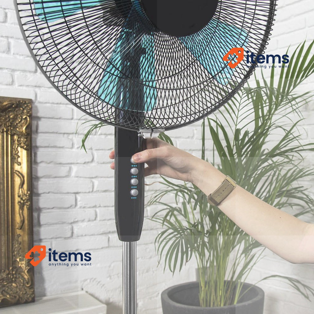 Cecotec EnergySilence 510 Pedestal Fan 40 W 5 Blades 40 cm Black 135 cm Copper