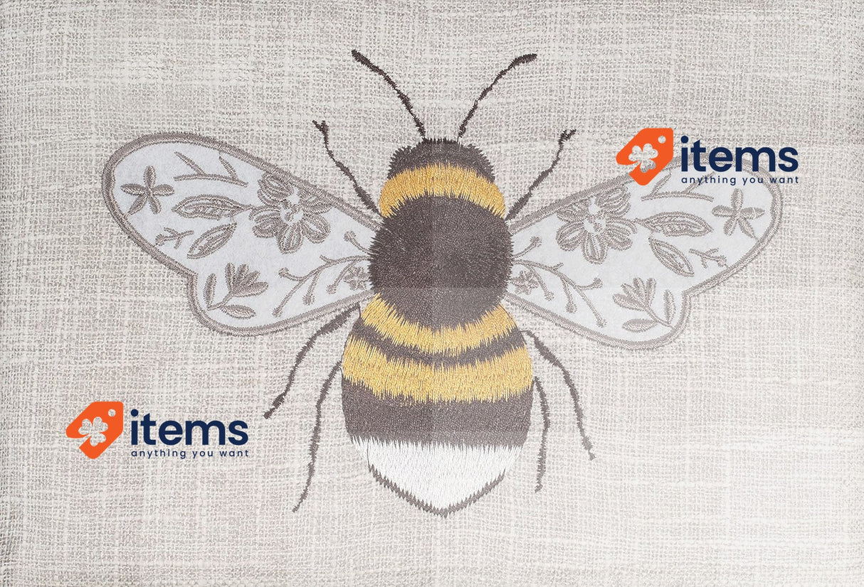Hobby Gift Sewing Box Embroidered Bee