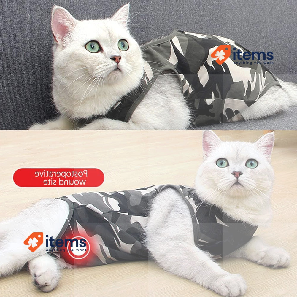 AEITPET Professional Recovery Suit for Cats, Cat Recovery Shirt, Professional