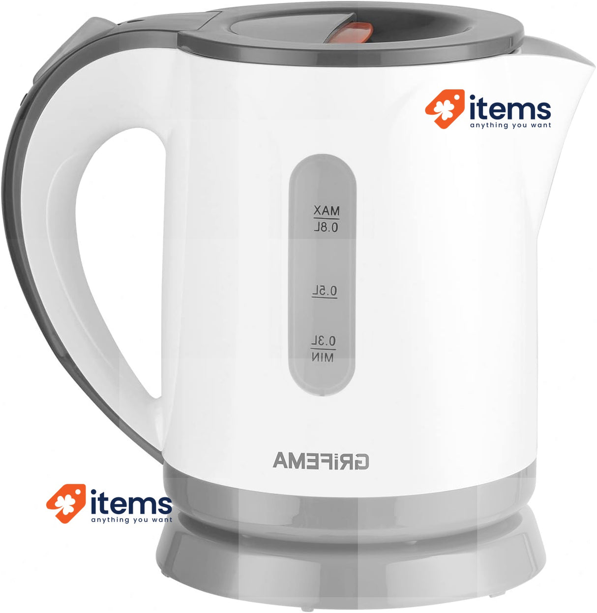 RIFEMA GC1001 Electric Kettle 0.8 L/1100 W Boiling Power White