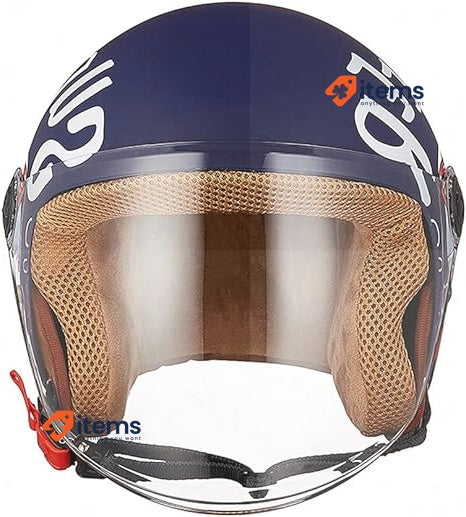FREEUP Motorcycle Scooter Helmet For Boys/Girls Aged 5-12 Years Blue