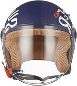 FREEUP Motorcycle Scooter Helmet For Boys/Girls Aged 5-12 Years Blue