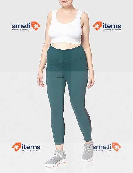 Reebok Women s Beyond the Sweat Tight IN, Forest Green, Size 4X/S, 7/8 Length