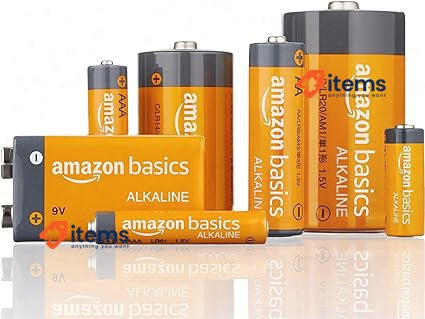 Amazon Basics 8-Pack C Cell Alkaline All-Purpose Batteries, 1.5 Volt
