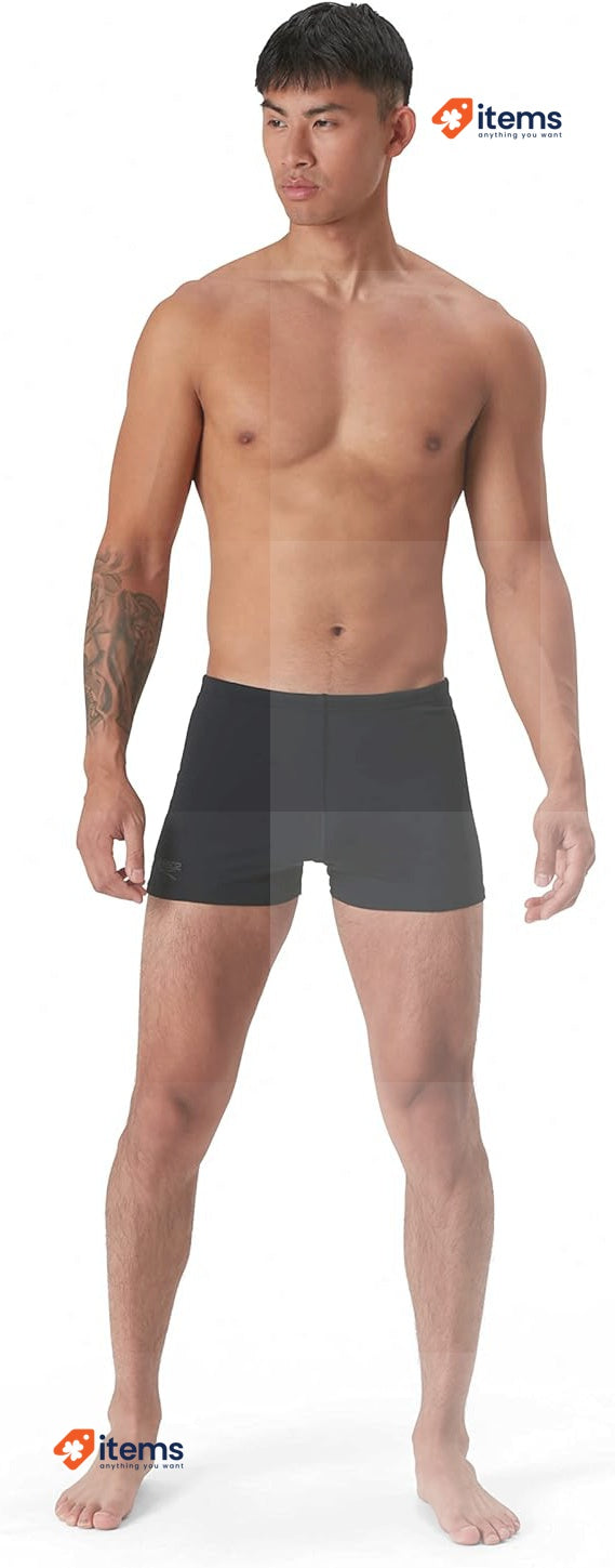 Speedo ECO Endurance+ Aquashort Black Men S Swimming Trunks Chlorine Resistant
