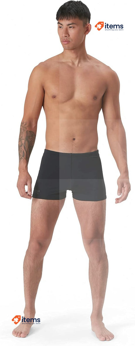 Speedo ECO Endurance+ Aquashort Black Men S Swimming Trunks Chlorine Resistant